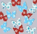 Winter theme Butterflies