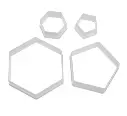 Hexagon cutters set