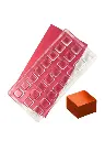 Square shape polycarbonate chocolate mold