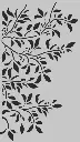 Leaves Plastic Stencil