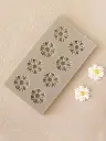 Small flower shape silicone mold