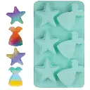 Mermaid Tail, Starfish Silicone Mold