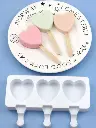 Heart Popsicle Silicone Mold